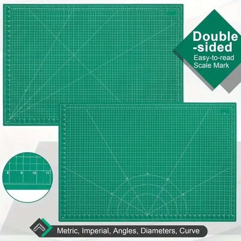 High-density upgrade 24" X 36" large self-healing sewing pad,  size 24" X 36", A1, A2, green