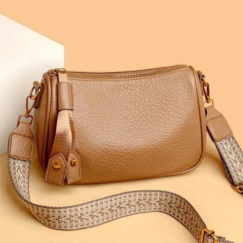 

Useful Office Leather Crossbody Bag Elegant Paris Vintage Classic Casual Tote Bag Practical Messenger Bag Ladies Daily Office