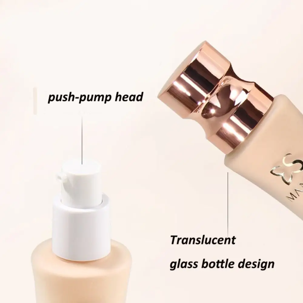 Fond de teint liquide léger, couverture intégrée, finition naturelle, couverture rayonnante, fond de teint hydratant longue durée sans cruauté