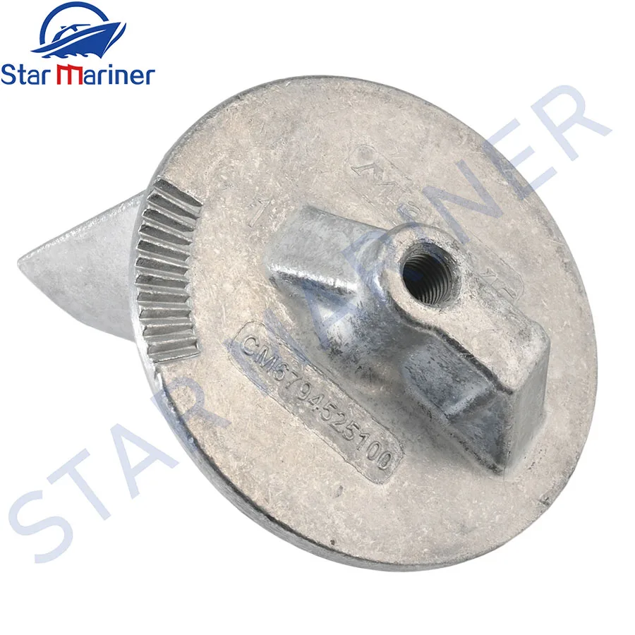 679-45251-00 Lower Housing Anode for Yamaha Outboard Motor 679-45371 Parsun 2T 40HP 48HP 50HP 55HP 679-45251 679-45371-00