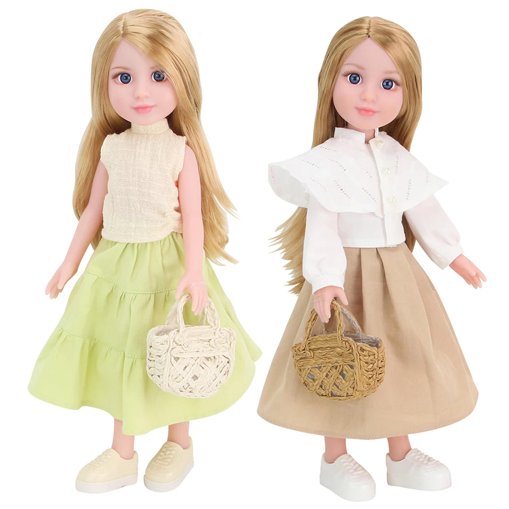 

14-дюймовые куклы-игрушки для детей, реалистичные подвижные фигурки куклы с мешками Opp, подарки на день рождения для девочек