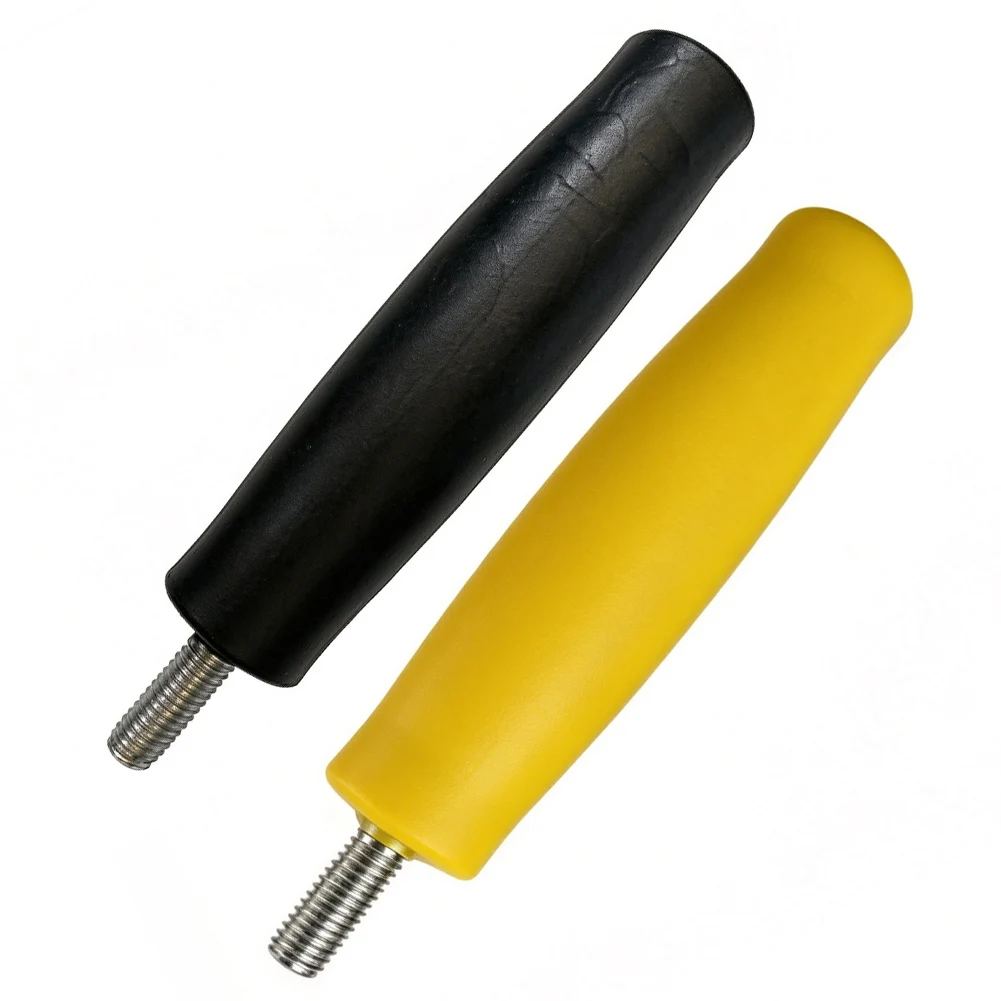 Threaded Plastic Handle Grip Yellow 8 Pack For Gym Machine Strength Training Seat Adjustment Pin Home Gym Attachments