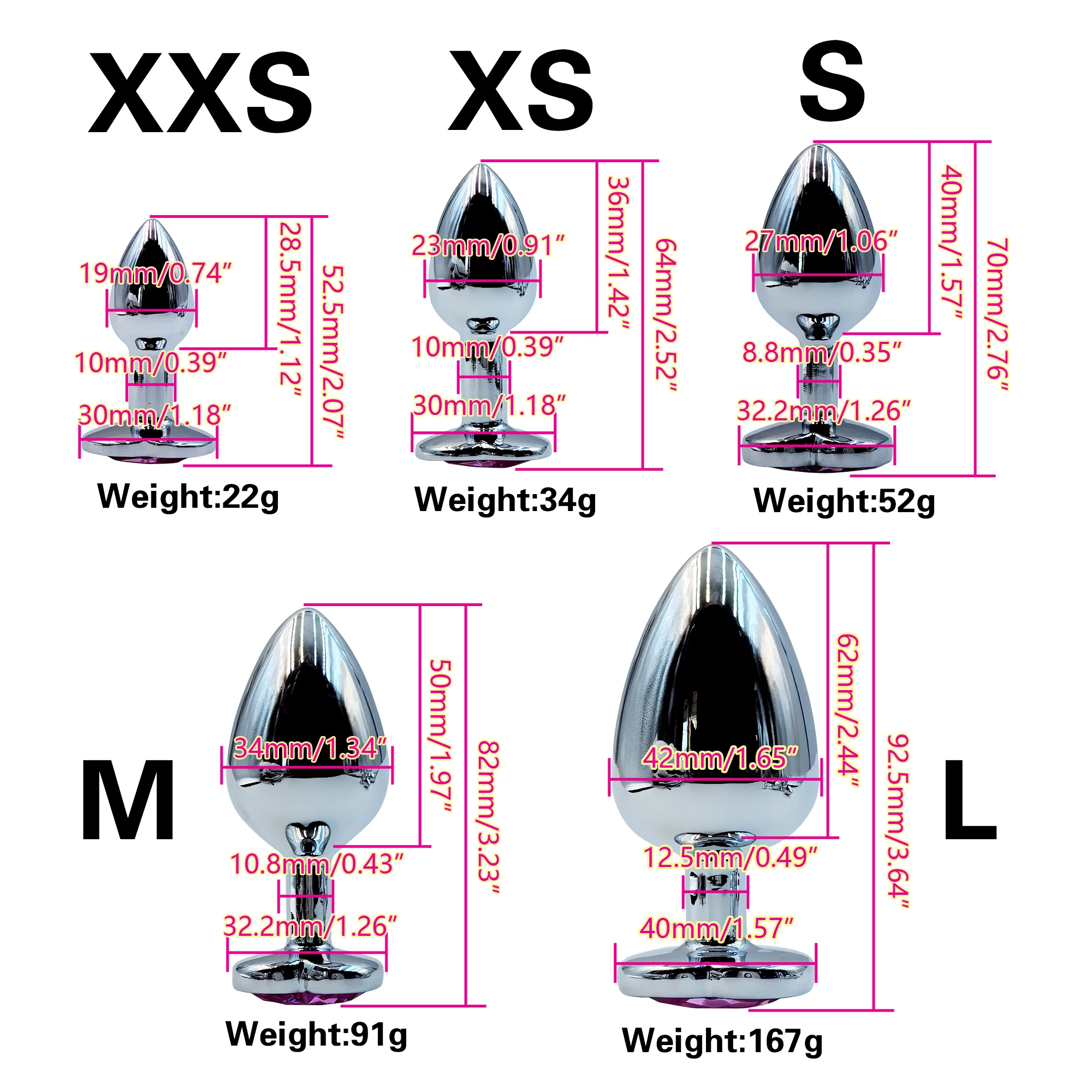 하트 베이스 미니 부드러운 금속 애널 플러그, 초보자 엉덩이 플러그, 자위 자극기 도구, 섹스 마사지기, 성인 섹스 토이, 남녀공용