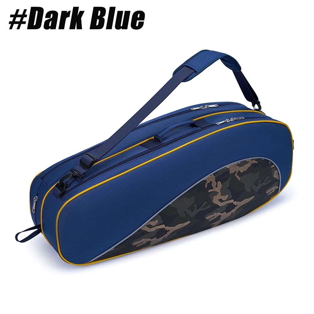 

Большая вместительная сумка для ракеток для бадминтона, многофункциональная водонепроницаемая теннисная сумка на плечо, отделение для обуви, большой спортивный рюкзак