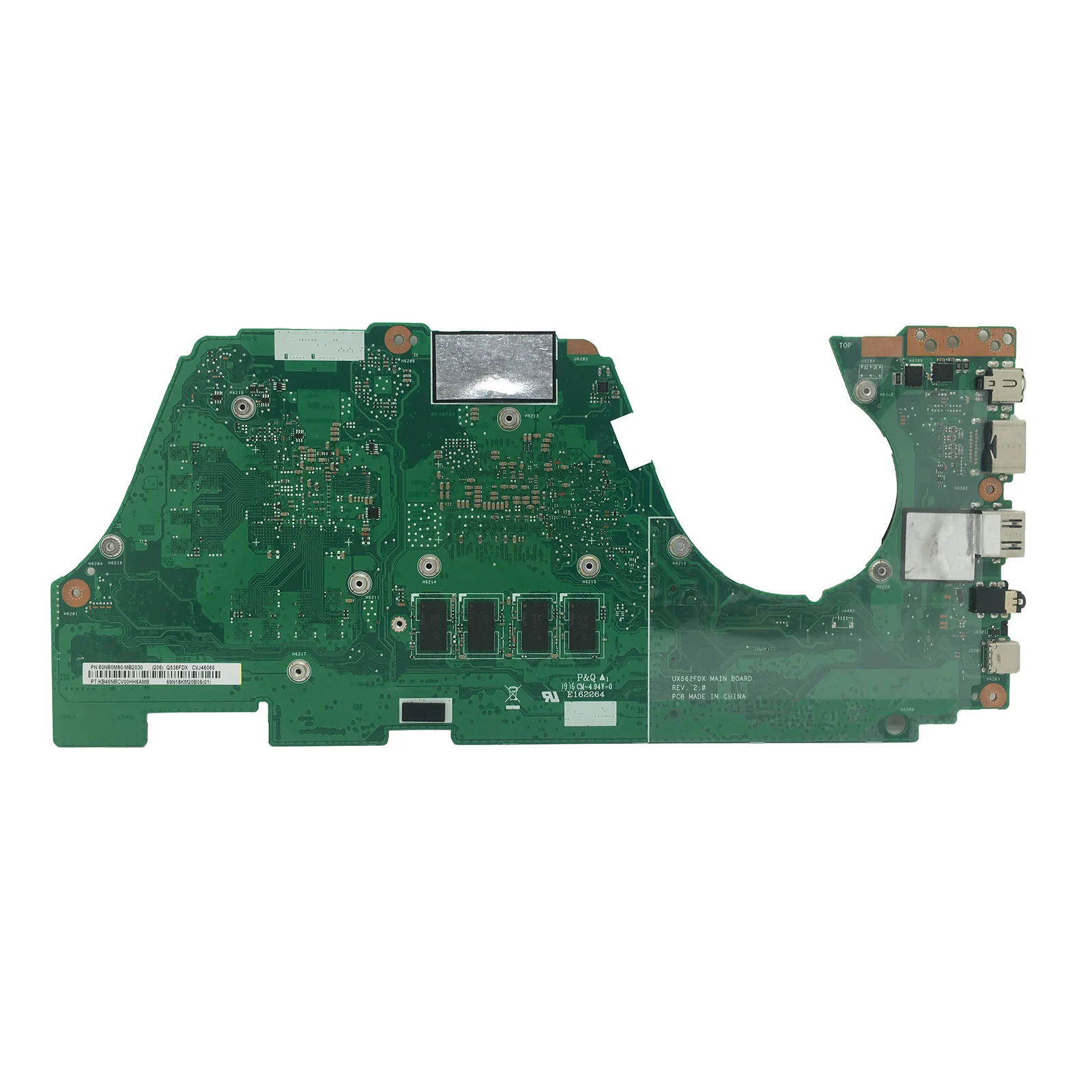 KEFU Mainboard For ASUS UX562 UX562FD UX562FDX Q536FD Q536FDX Laptop Motherboard I5 I7 8th Gen RAM-16GB/12GB GTX1050-V2G