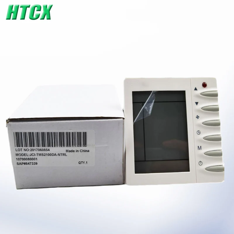 New Temperature Controller, Air Conditioning Control Panel, Fan Coil Switch JCI-TMS2100DA-N2  JCI-TMS2100DA-NTRL