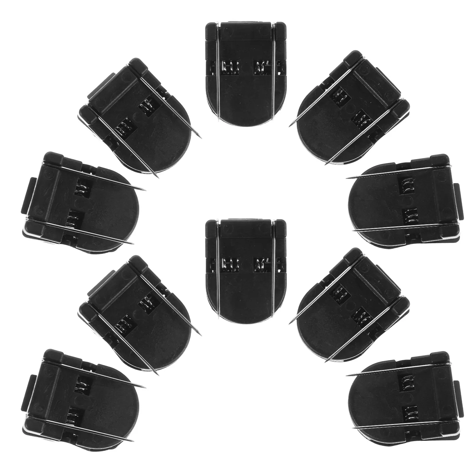 

25 шт. зажимов для офисных перегородок из ткани, эффективные крепления для панелей кабинок с прочным креплением, идеально подходят для заметок, фотографий и сообщений