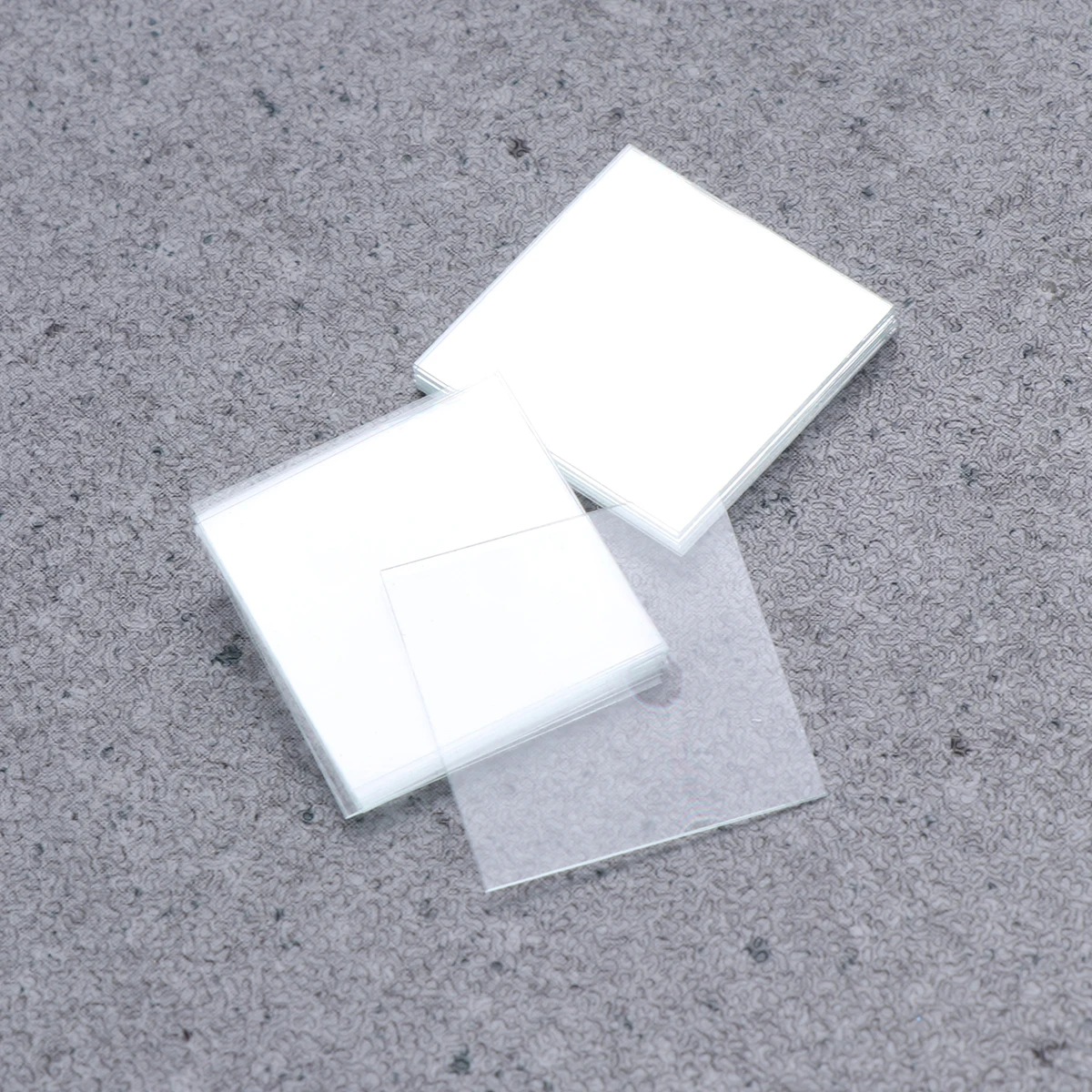 100-teiliges Mikroskop-Abdeckglas-Set, einfach zu bedienen, hohe Klarheit für optische Mikroskop-Zubehör, Abdeckung aus Glas, quadratische Abdeckgläser