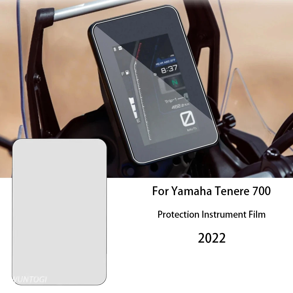 Tenere700 t700 t7 xtz 700 2022 جديد دراجة نارية خدش العنقودية شاشة لوحة القيادة لياماها Tenere 700 حماية أداة فيلم