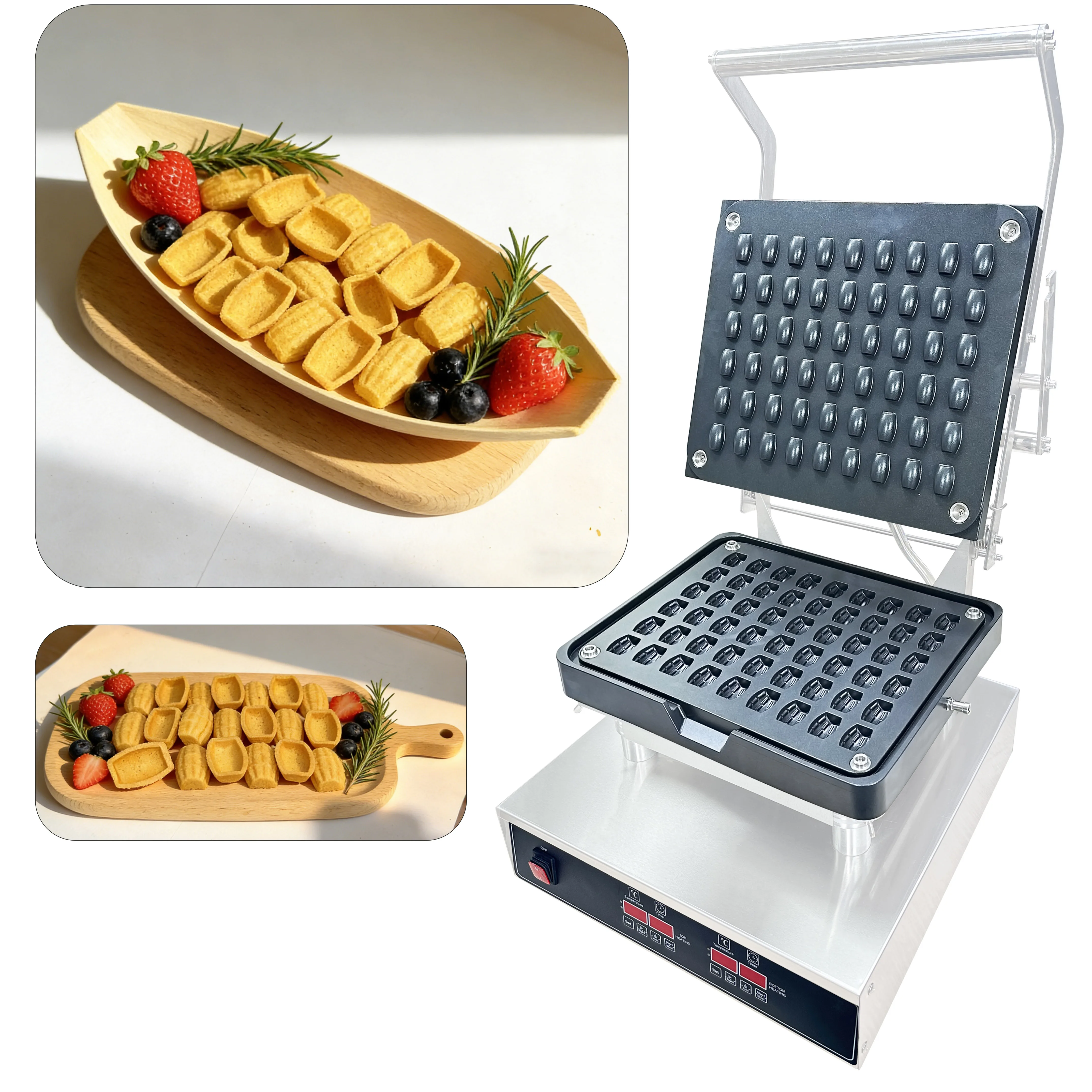 Catering Food Display Equipment Mini Tartelette Egg Tart Moulding Tartlet Shell Machine With Different Mold For Sale