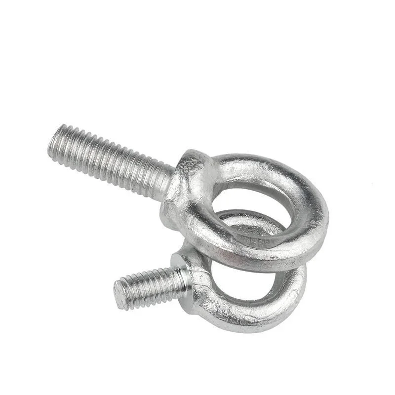 SHUNMIN Ringschroef M3 M4 M5 M6 M8 M10-M24 304 roestvrij stalen ringschroef hefoogschroef ring haakschroef marinering lusgat voor kabel kabel oogschroeven (M10 - 1 stuks, 16 mm