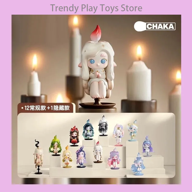 Popmart New Genuine Guarantee Chaka Light Spirit Series Of High-Quality Hand-Done Blind Box Cute Toy Model To Send Friends Gifts