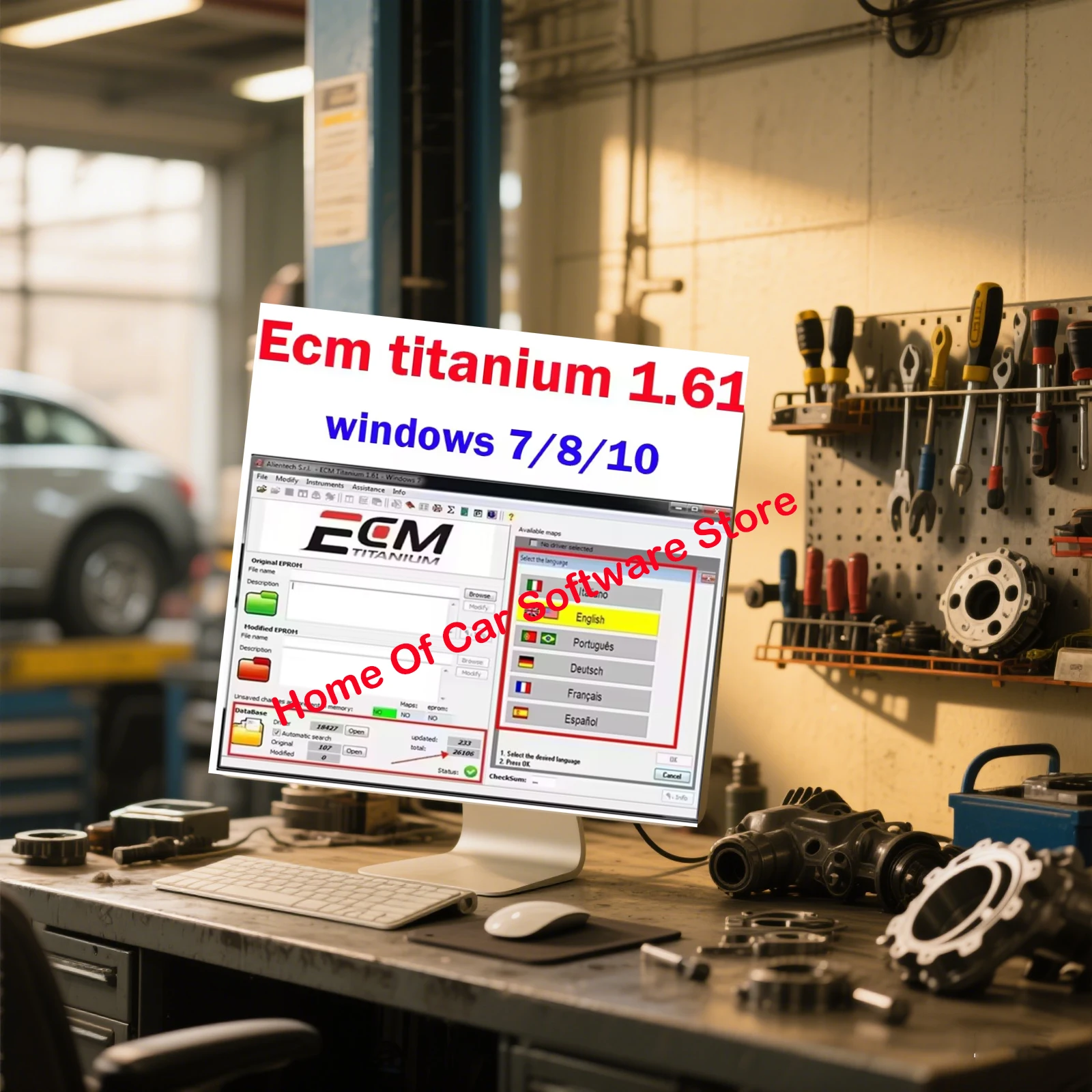 

2025 Hot ECM Titanium 1.61 with 26000+ Driver ECU Tool Kit 18259+ Windows 10 Compatible Download Link And Installation Video