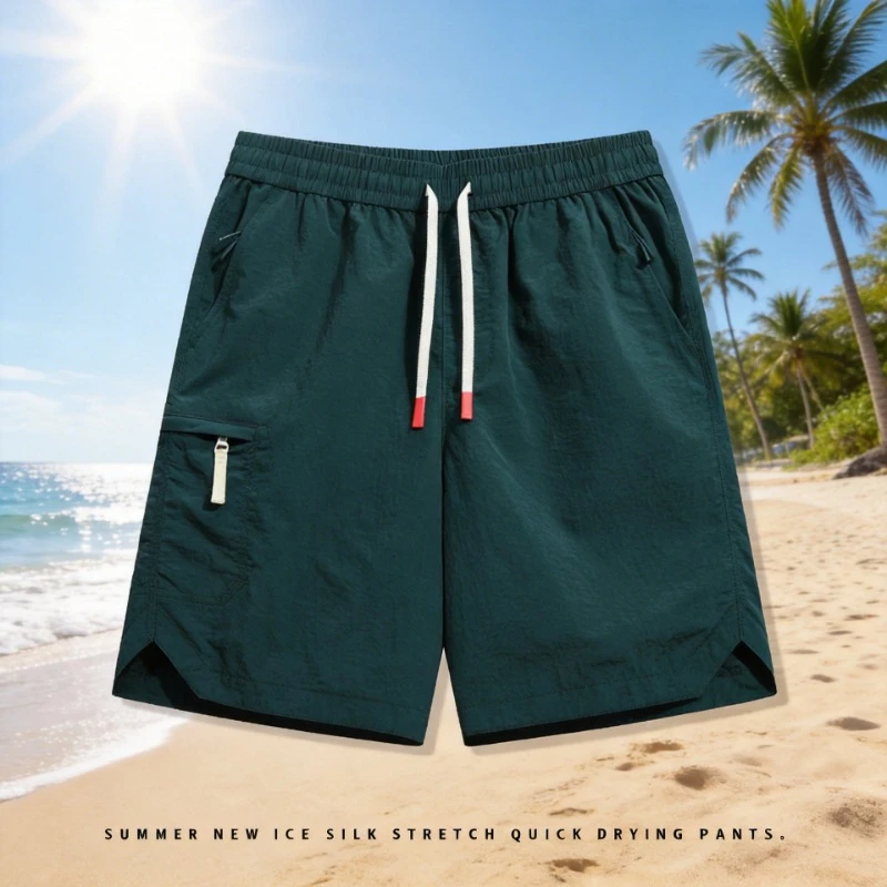 

Летние мужские шорты для трейлраннинга: быстросохнущие, дышащие, с разрезами по бокам, карманом для телефона, карманом на молнии, светоотражающие, для горного бега