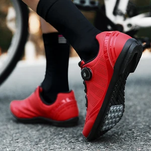 Giày đi xe đạp leo núi không có sự phong tỏa cho nam và nữ, giày thể thao MTB, xe đạp đường, tốc độ RB, không có giày sạch sẽ, đạp xe, bàn đạp phẳng 10 Giày ba môn phối hợp bán hàng chính - №1