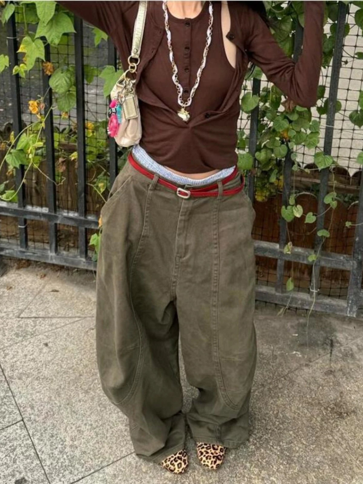 

Ретро американские военные рабочие брюки с высокой талией, свободные женские джинсовые джинсы, весенне-осенний дизайн, широкие джинсы