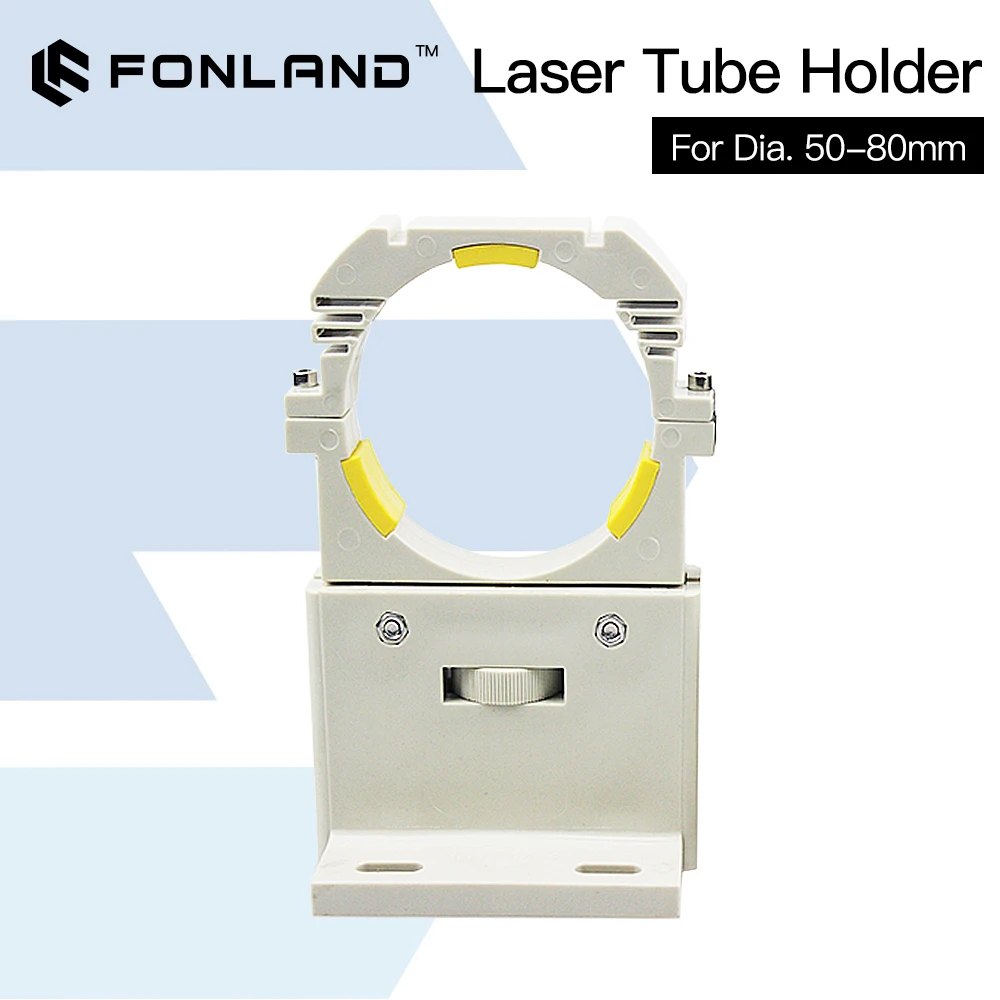 FONLAND 1PCS CO2 Laser Tube Holder Support Mount Flexible Plastic 50-80mm for 50-180W Laser Engraving Cutting Machine