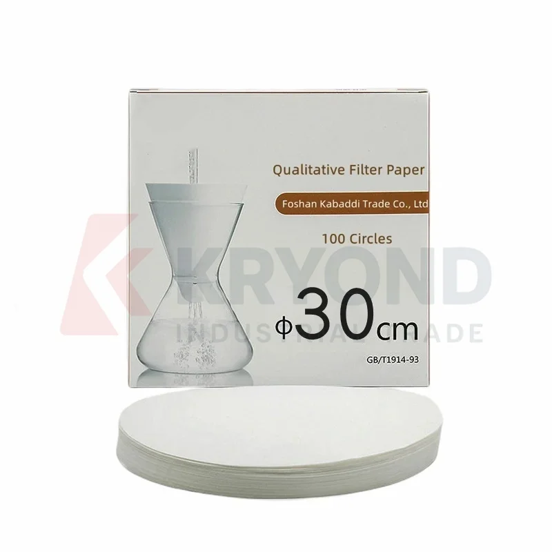 papier-filtre-qualitatif-300-mm-de-diametre-100-cercles-pour-la-detection-d'huile-de-laboratoire-et-la-filtration-de-recherche