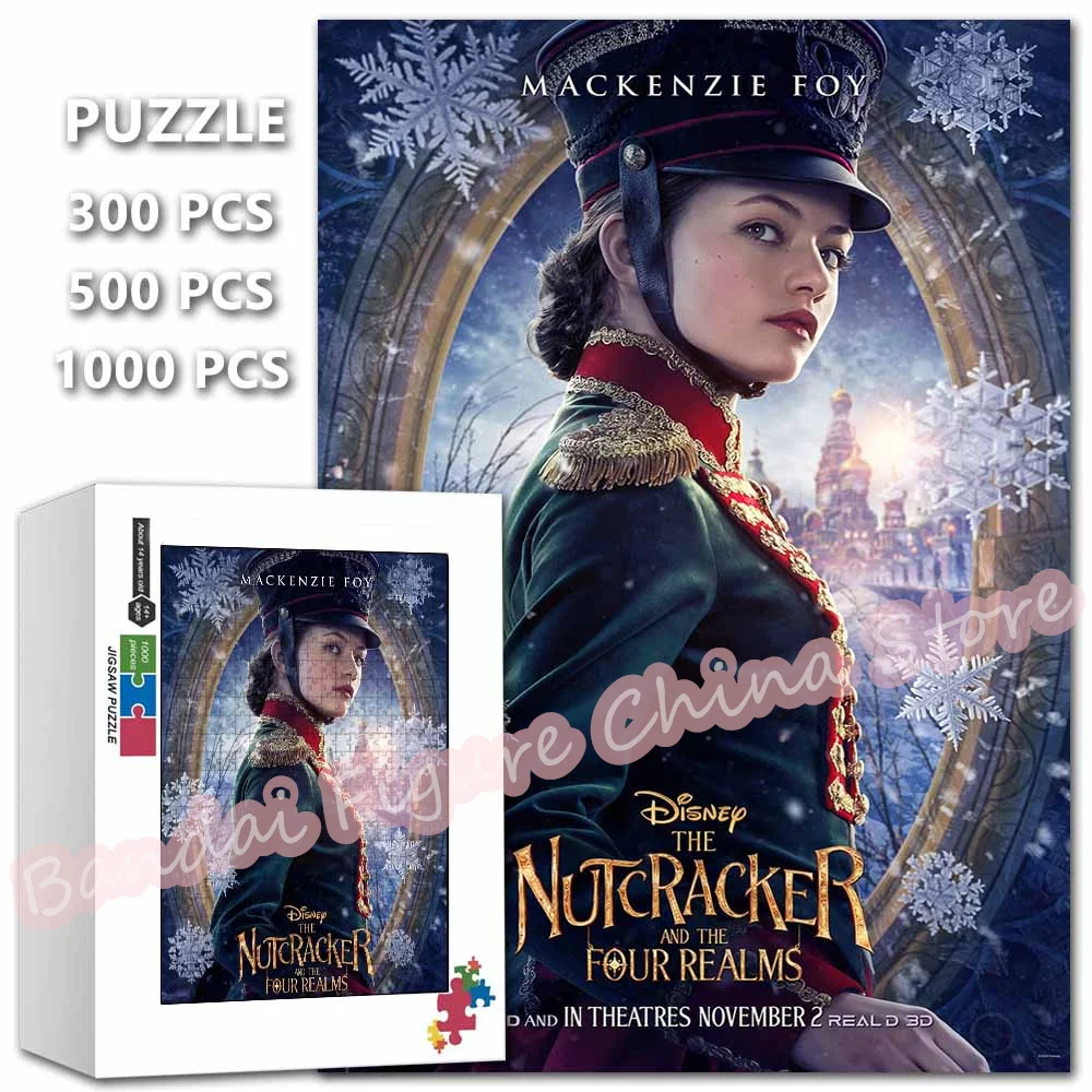 Disney Stress Relief Jigsaw Puzzles The Nutcracker and The Four Realms Cartoon Print Puzzle Kids Educational Intelligence Toys