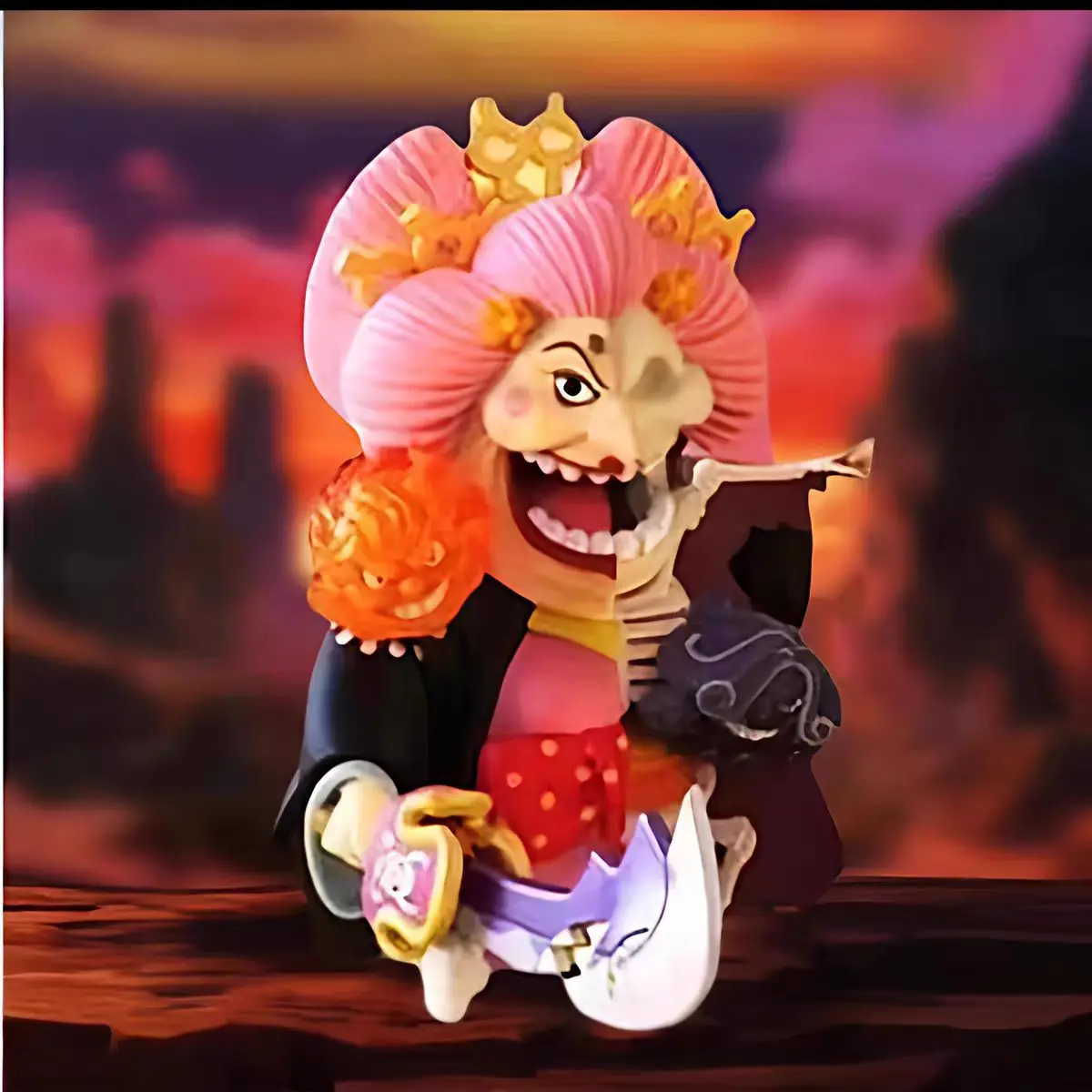 One Piece Wano Country Onigashima Battle Series Blind Box Cool One Piece Mystery Box Anime Model Decor Raccogliere regali creativi