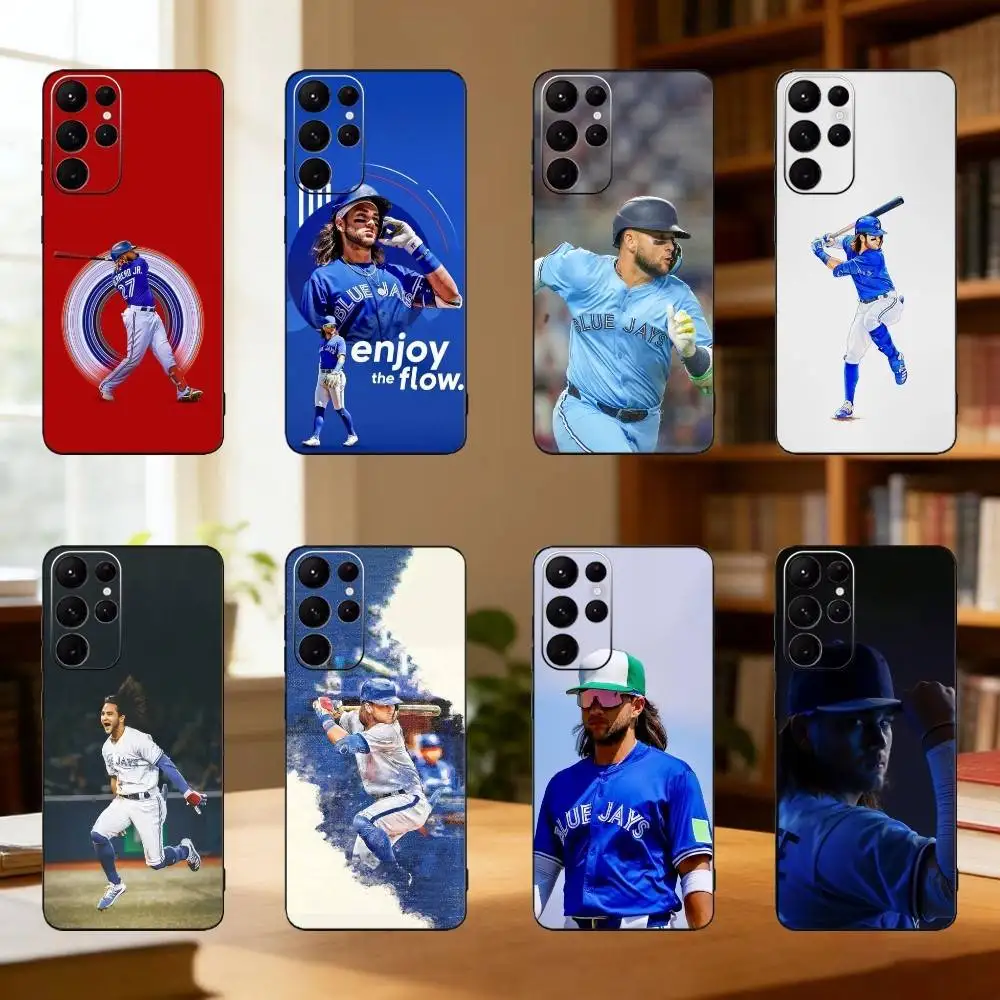 

B-Bo Bichette B-Baseball phone Case For Samsung S25,24,21,22,23,30,Ultra,20,Plus,Fe,Lite,Note Soft Black Cover