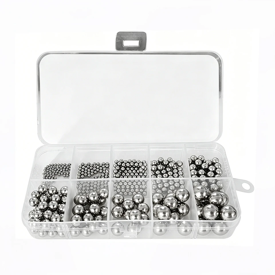 Hochpräzise 304 Edelstahl-Rollenkugeln, metrisch und imperial, massive Lagerkugeln, Durchmesser 2 mm–10 mm, lose und als Sortiment erhältlich – Detail 9