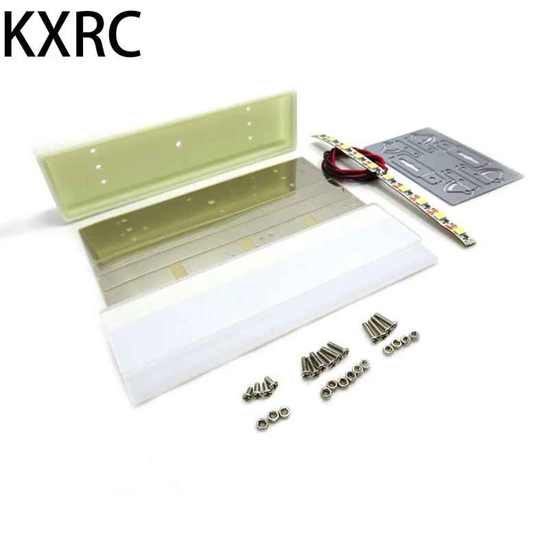 

LED Car Roof Advertising Box Light for 1/14 Tamiya RC Truck Trailer Tipper Scania 770S Benz Actros 3363 Volvo MAN LESU DIY Part