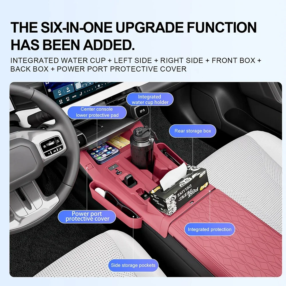 トヨタ-rav4-2026-2027-2028用-シリコン製センターコンソール-ギアシフトパネルマット-シフトノブ一体型カバー-車用アクセサリー-lhd