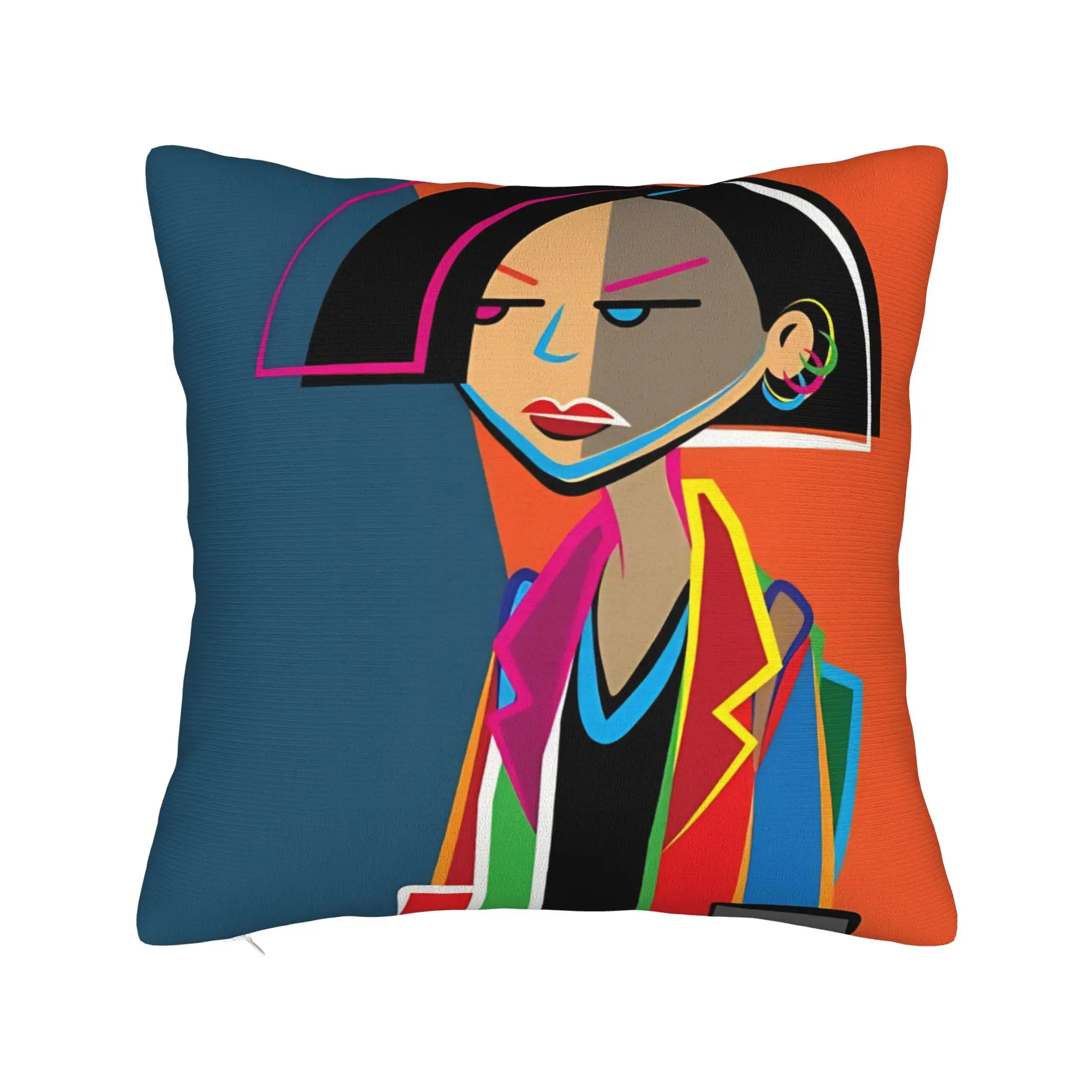 The Artist! Darias Square Pillow Cases  Cushion Covers Novelty Zipper Decorative Pillowcover for Car 45*45cm