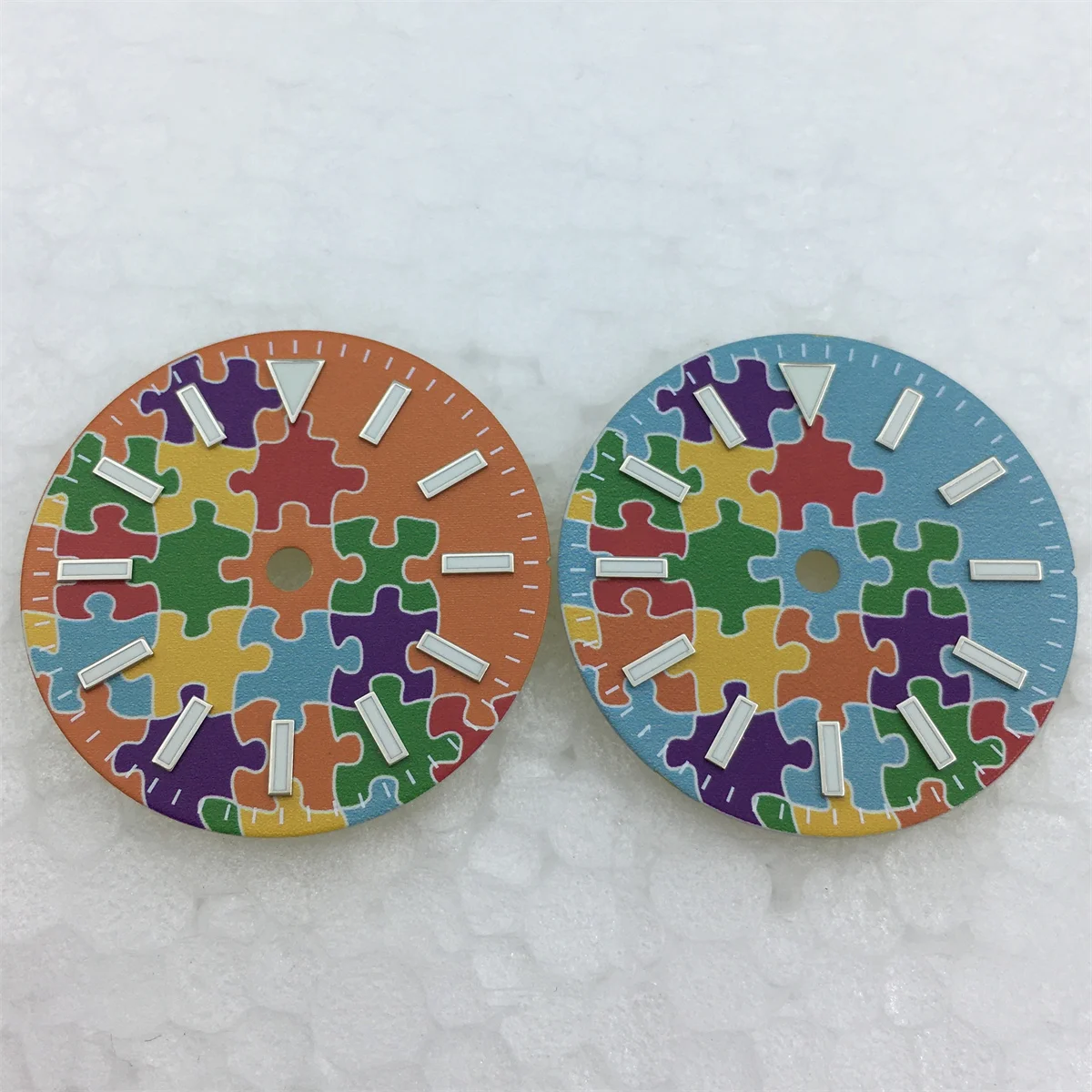 Часы с пузырьками, 29 мм, оранжевый небесно-голубой циферблат, механизм NH35 NH36, запасные части для мужских часов