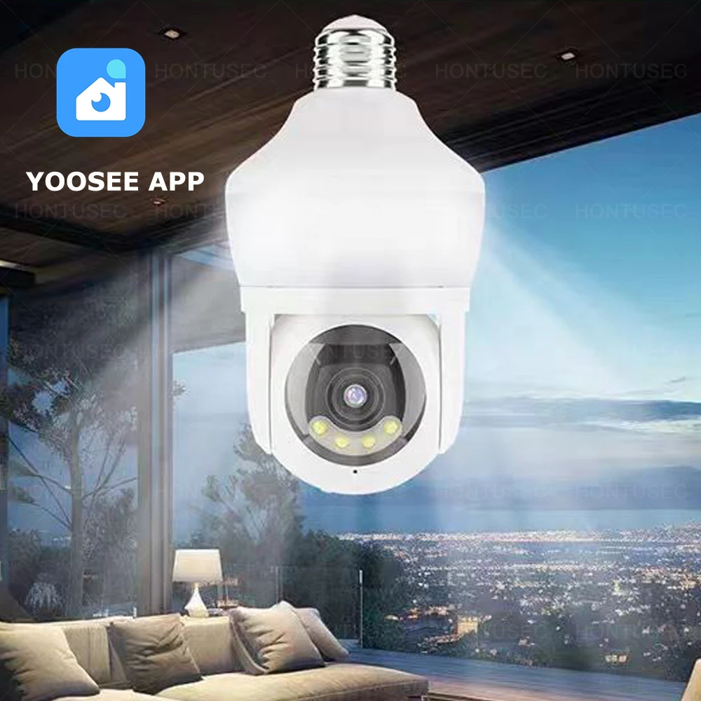 yoosee-e27-wifiランプカメラ-5mp-ワイヤレス照明電球-カラーナイトビジョン-双方向音声-自動追跡-ホーム監視カメラ