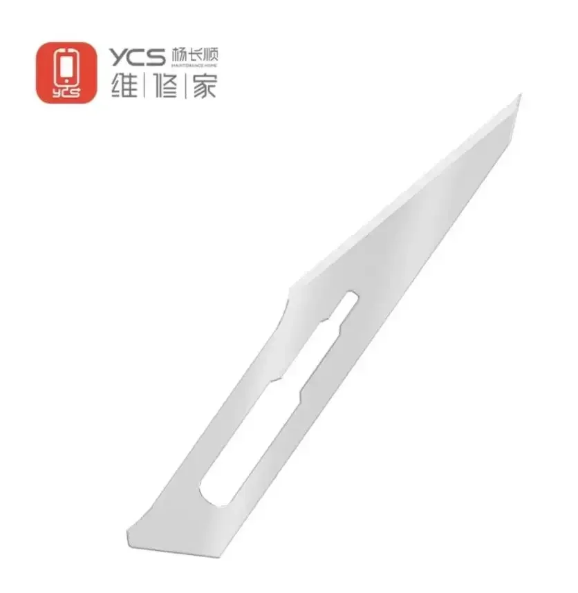 YCS 100Pcs  #11 Carving Knife Blades Stainless Steel for Mobile Phones Repair Engraving Metal Wood Craft Blades Hand Tools Set
