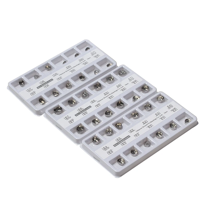 Dental Metal Prefabricated Crown, Temporary Dental Crown, Stainless Steel Material, 12 Dental Crowns for Children and Adults