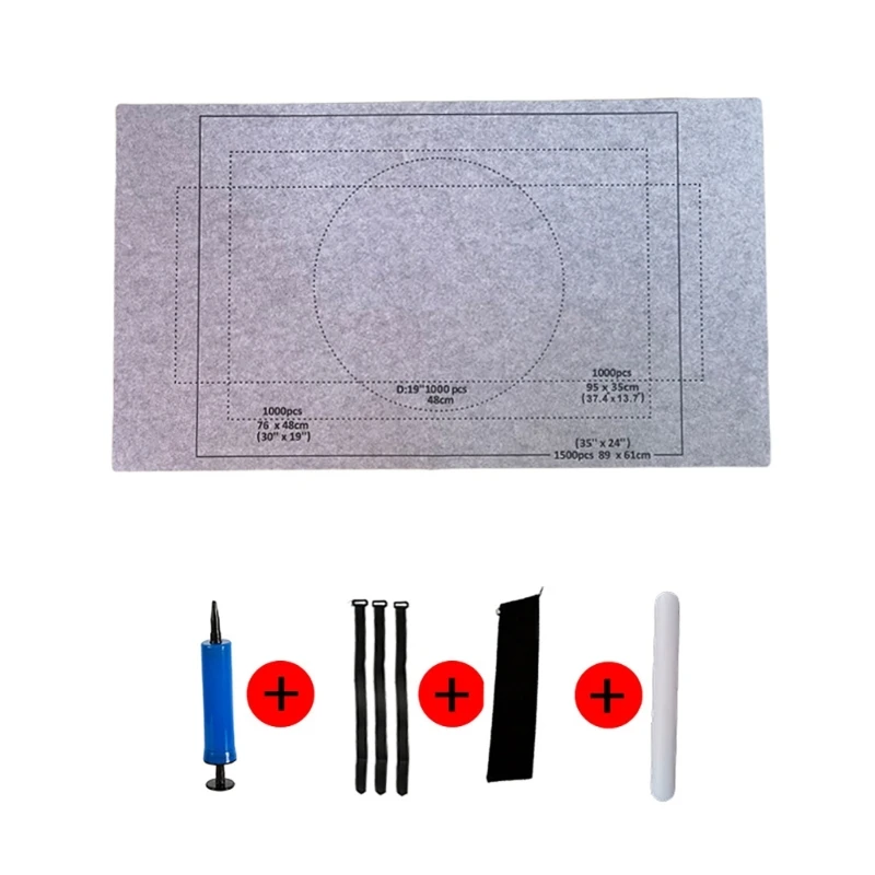Коврик-пазл в рулоне, аксессуары для пазлов, одеяло для хранения головоломок, 1000-3000 шт., фетровый коврик-пазл, хранитель