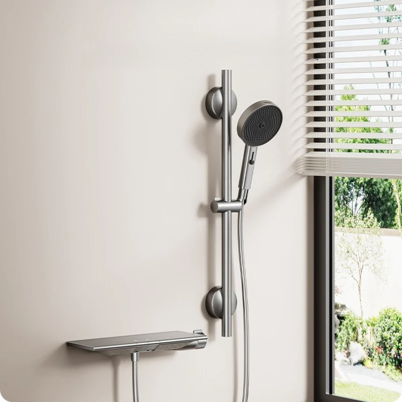 Adjustable Shower Column Multifunctional Shower Trim System High Hardness Bathroom Fixtures Wear Resistant Showers Faucets view 6