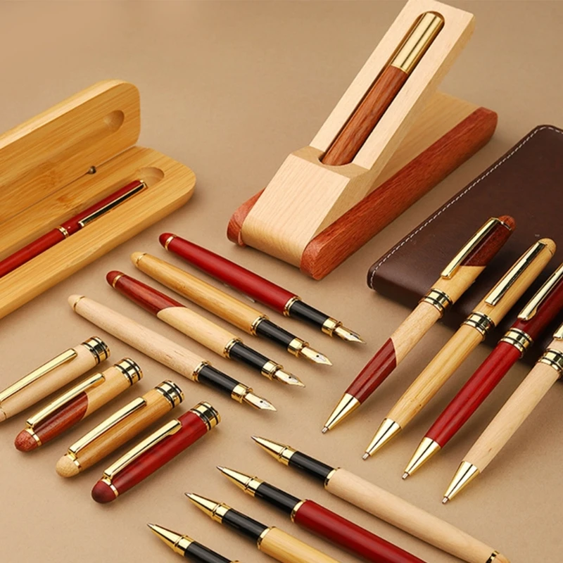 Glatter Schreibstift, Füllfederhalter, Bambusstift, Business-Stift, Büro, Schulbedarf