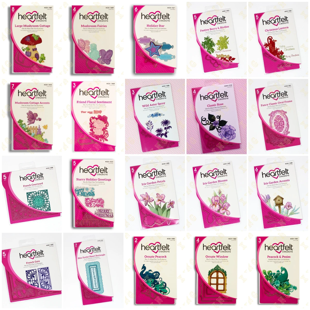 

Floral Feathers Holiday Star Metal Cutting Dies Stamps Scrapbook Diary Decoration Stencil Embossing Template DIY Greeting Card