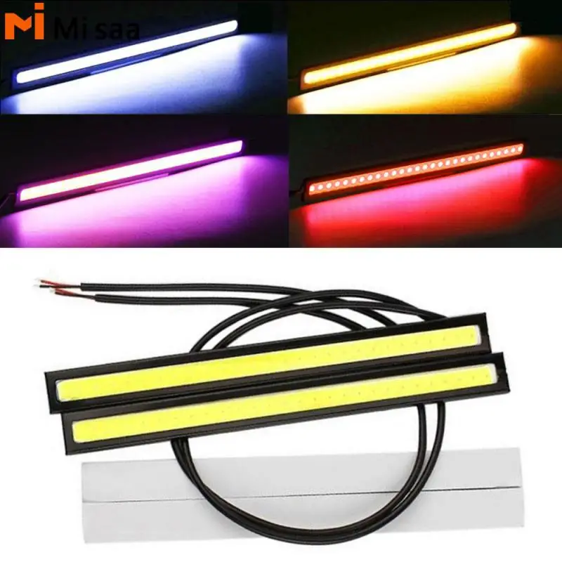 Led Strip Light Dc 12v Durable Waterproof Universal Car Accessories Led Lights Turn Signal Parking Fog Bar Lamp External Lights