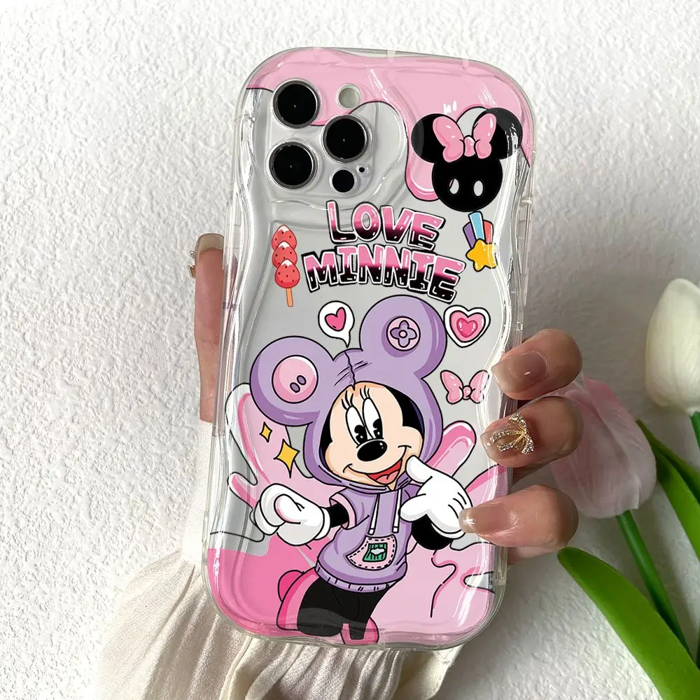 Mickey Stitch Donald Phone Case for Oppo Realme C67 C65 C55 C35 C33 C31 C21Y C20 C15 12 11 10 8 7 6 Pro Plus 4G 5G Creamy Cover