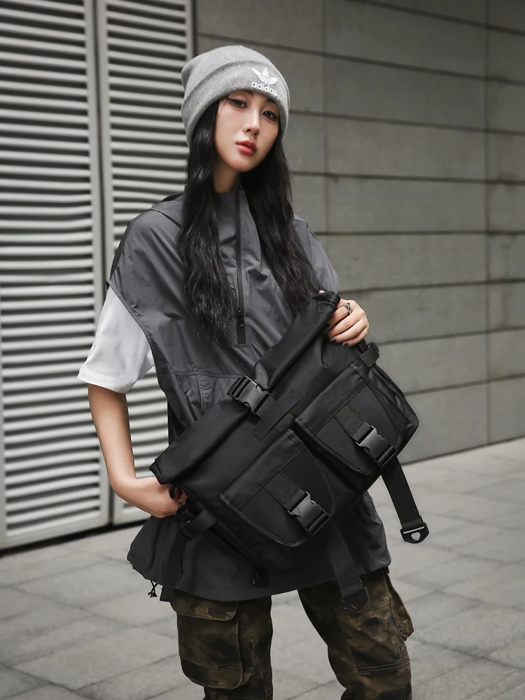 Faionable Large Capaci Cuter Bag Men's Single oulder Commuter Bapa Waterproof Casual Sle Riding Travel Bag