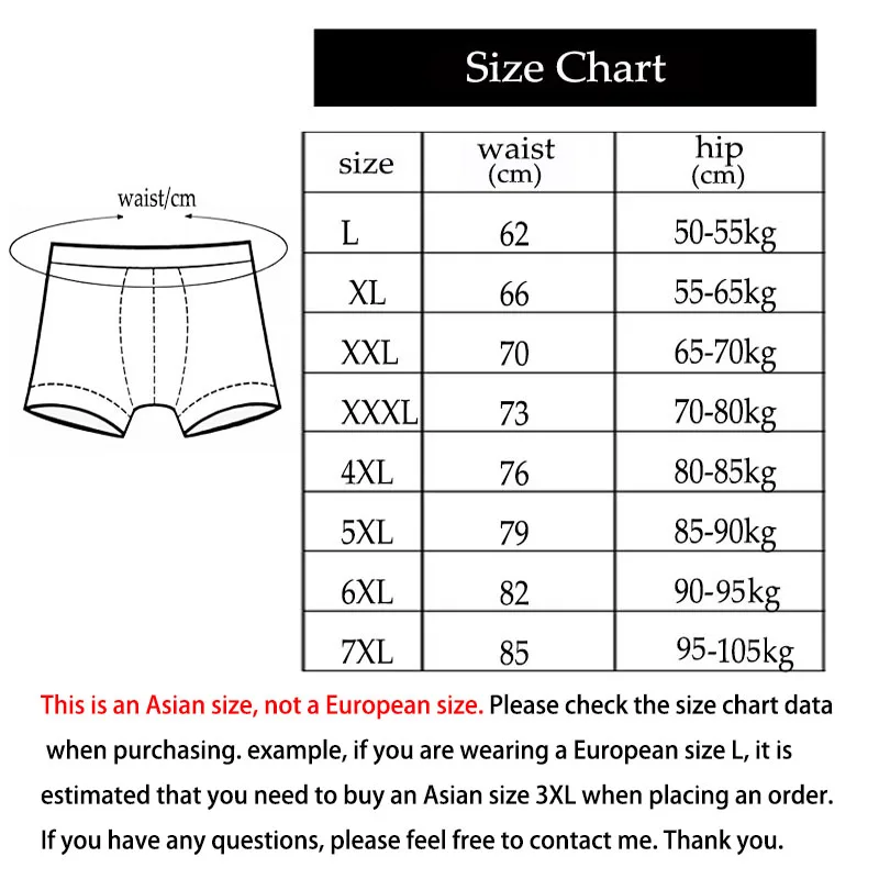 5pcs/Lot 7XL 100%Cotton Men Briefs Men\'s Underwear Male Briefs Underpants for Men Panties Mens Pant Men Shorts Comfort Printing