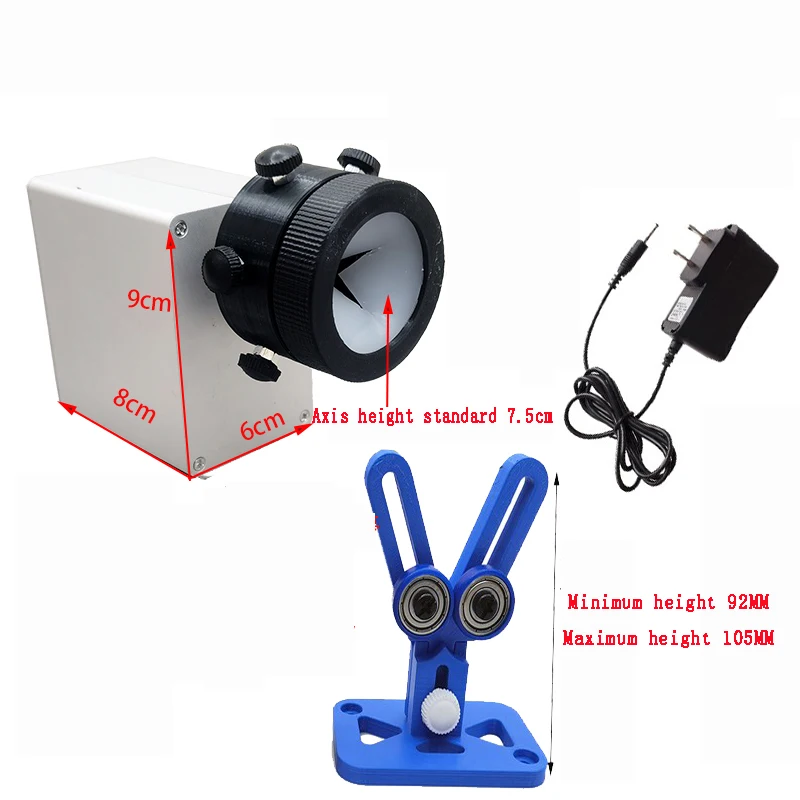 

Upgrade Professional Fishing Rod Building Winding Machine Portable DIY Fishing Rod Repair Tool CW/CCW Speed Adjustable 100-240V