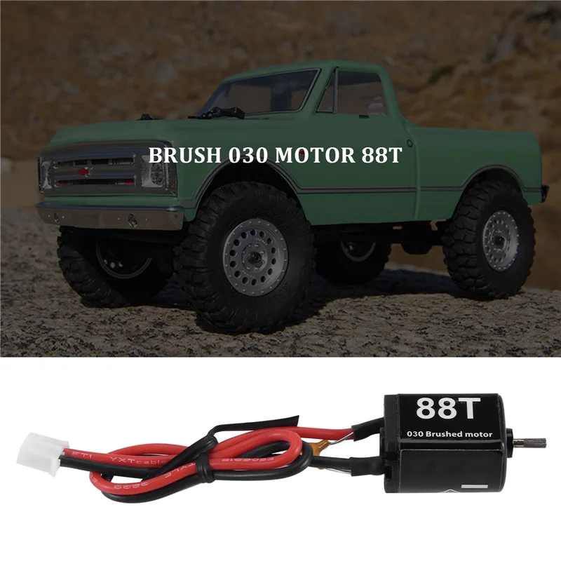 Practical 030 Bushed Motor 88T for 1/24 RC Crawler Axial SCX24 AXI90081 AXI00002 AXI00001 AXI00004 Upgrade Parts