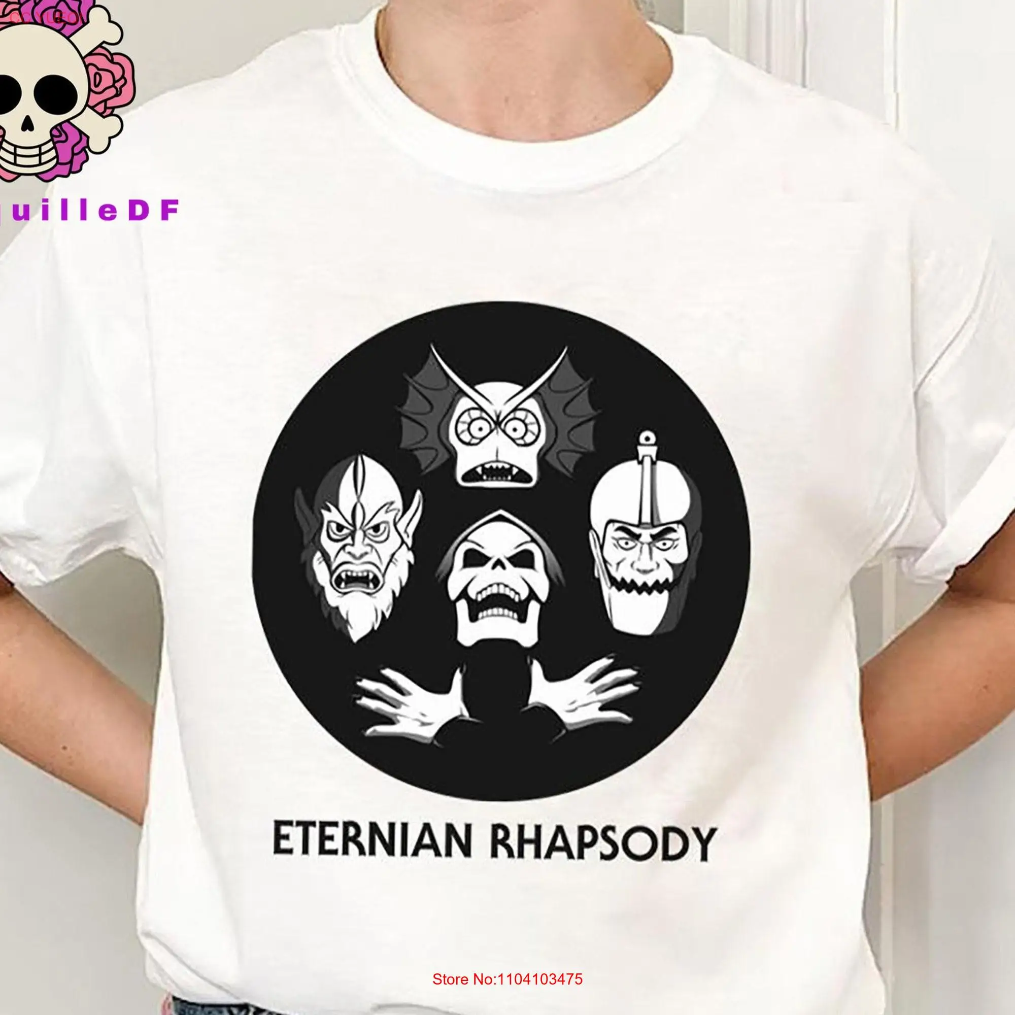 Eternian-Camiseta Rhapsody Funny He Man, camisa de manga larga o corta de terror de los maestros del universo