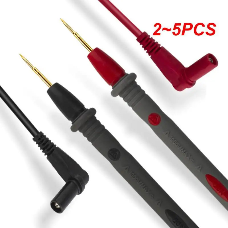 1 Pair 20A Digital Multimeter probe Polyvinyl chloride wire Needle tip Universal test leads with Alligator clip