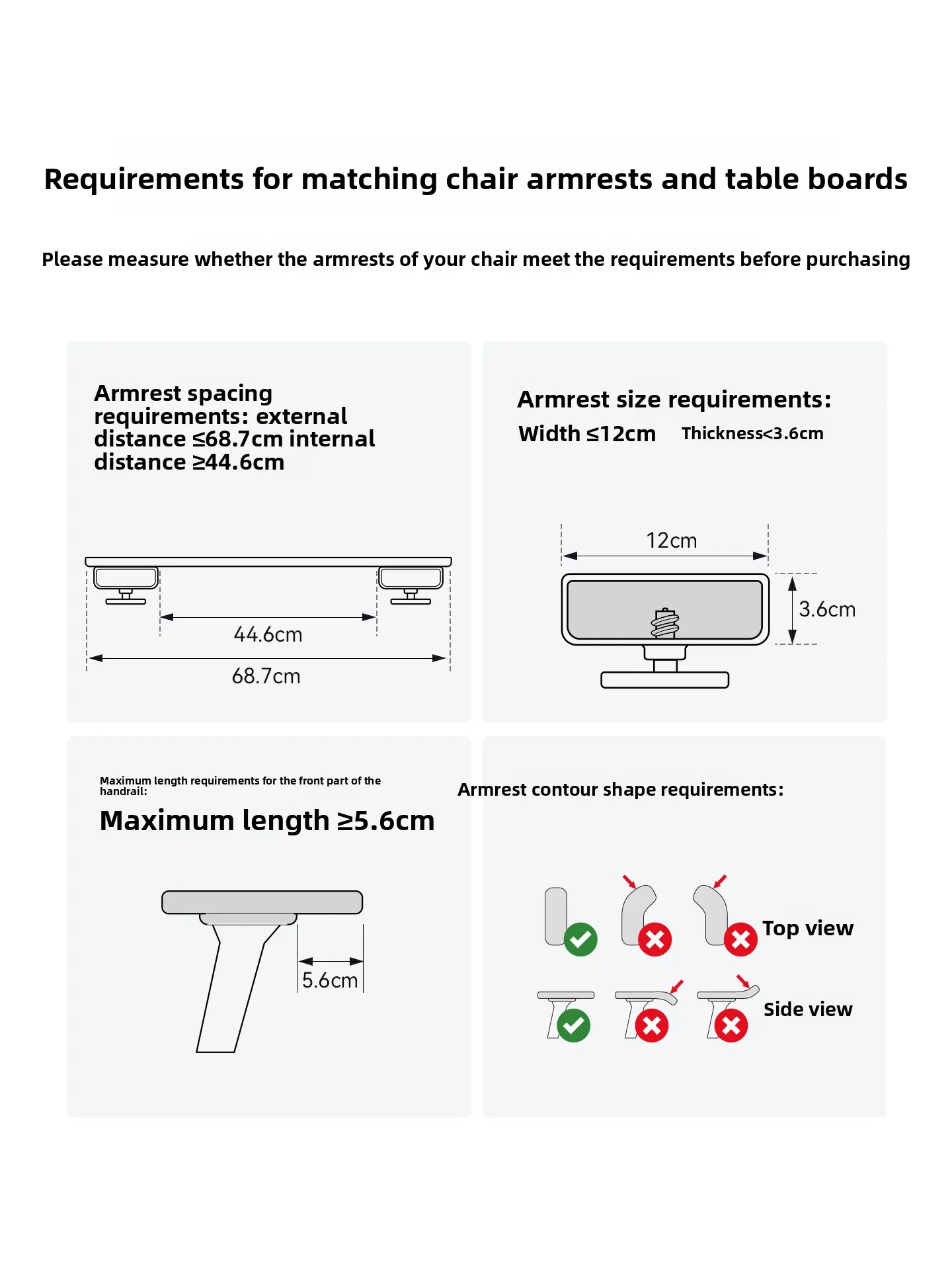 Ergonomic Chair Armrest Desk Attachment Foldable Laptop Table Mobile Office Workstation Accessory