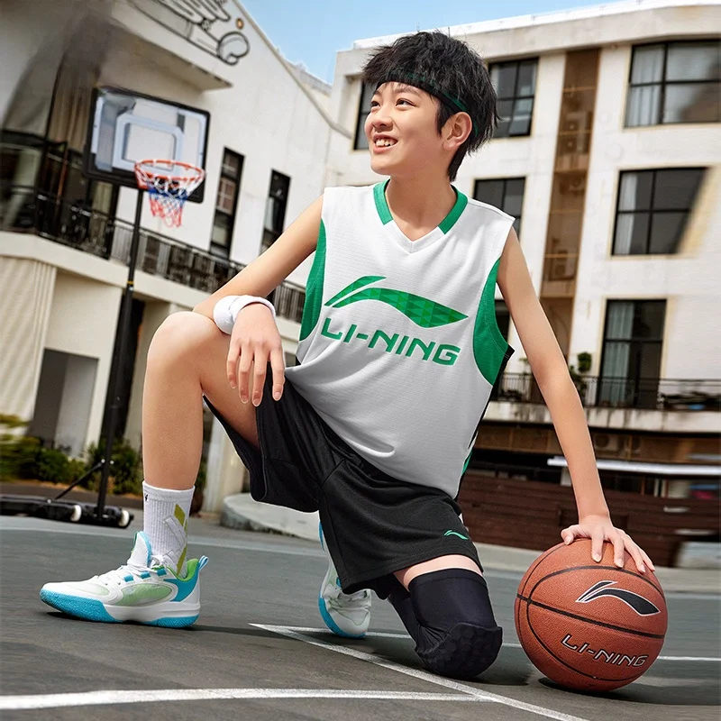 kids-sports-kit-boys-quick-dry-two-piece-set-summer-basketball-uniform-short-sleeve-top-and-shorts-for-middle-and-big