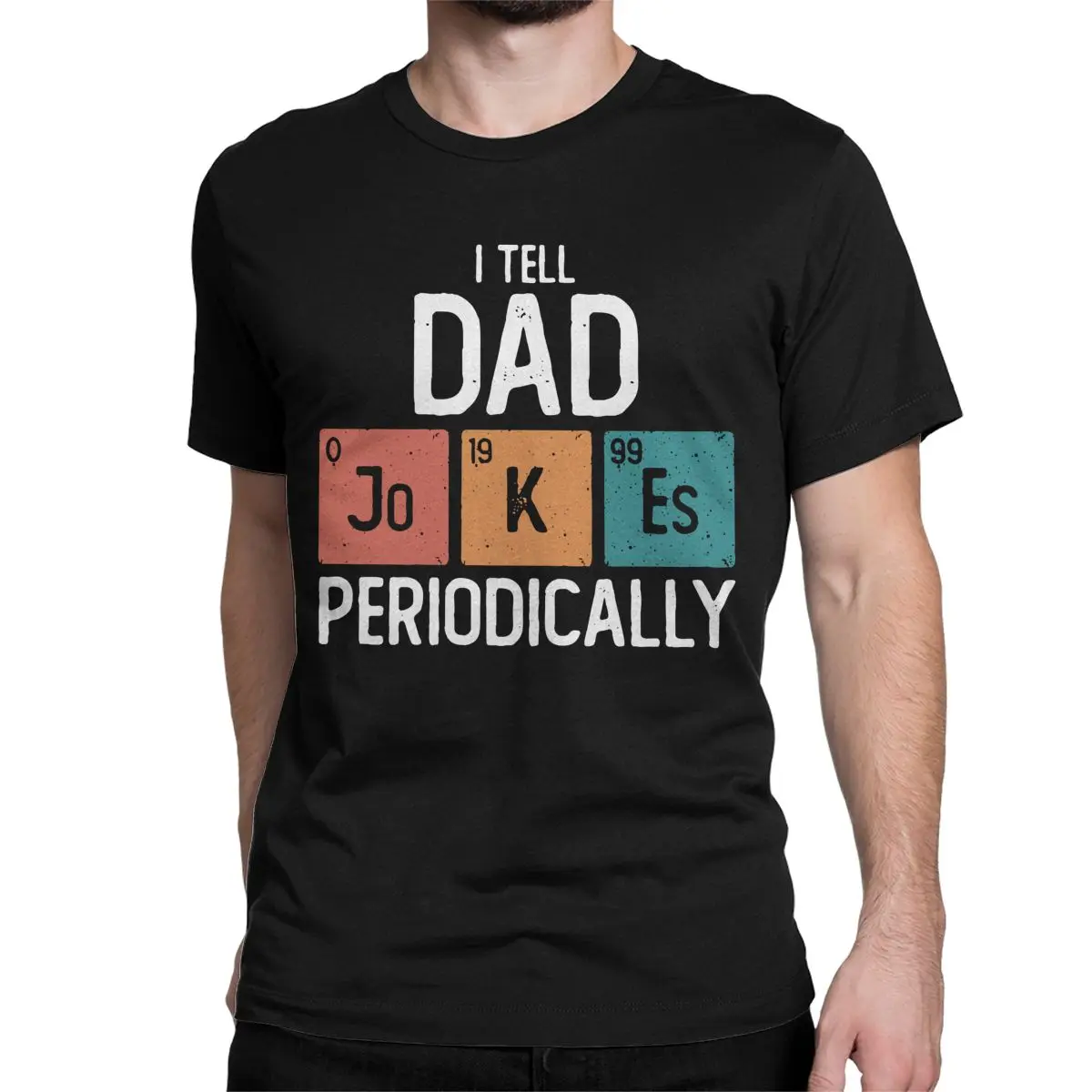 I Tell Dad Jokes Periodically T Shirt for Men Women 100% Cotton Vintage T-Shirt Funny Science Tee Shirt Clothing Printing