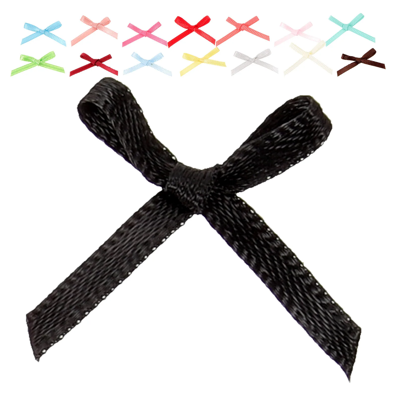 

500 шт. мини-декоративные банты с лентами, маленькие украшения с бантом для подарочной упаковки, крошечные банты для свадьбы, дня рождения, Дня святого Валентина