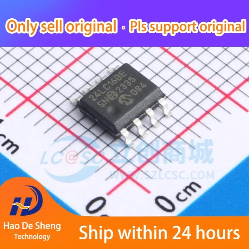 

10 шт./лот 24LC16BT-E/SN SOIC-8 новый оригинал на складе